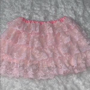 Girls lace skirt